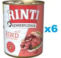 6x800 g RINTI Kennerfleisch Rindfleisch Nassfutter getreidefrei alle Rassen
