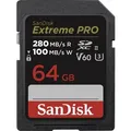 Sandisk Extreme PRO SDXC 64 GB - Speicherkarte - schwarz Speicherkarte (64 GB) schwarz