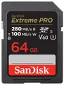 SANDISK SD-Card Extreme Pro UHS-II V60 64GB SDSDXEP-064G-GN4IN