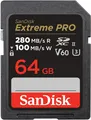 SanDisk Extreme PRO SDXC UHS-II Speicherkarte V60 64 GB (280 MB/s, 6K, 4K UHD)