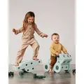 MODU Dreamer-Set - XXL Bauset Balance-Spielzeug, Rutscher, Wippe, Baukasten Set, Farben: Deep Blue / Sky Blue