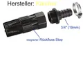 Kärcher 6.997-342 1" Wasserpumpe Saugfilter Ansaug Stück mit Rückfluss Stop