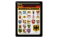 Femer GmbH Metallschild Bundesländer 30x40cm Deutschland Wappen, (1 St), gewölbte Oberfläche, abgerundete Ecken, umgeschlagene Kanten