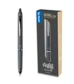 PILOT - FriXion Ball Zone Grau in Geschenkbox - Radierbarer Premium Tintenroller mit Thermosensitiver Tinte - Nachfüllbar und Mit Gummierter Griffzone - Schreibfarbe Schwarz - Minenspitze in Medium