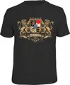 RAHMENLOS® Trachtenshirt für echte Bayern-Fans königliches Wappen