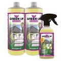 GREEN UP Algen Grünbelag Entferner 2 x 1000 ml + 1 x 500 ml, gebrauchsfertig
