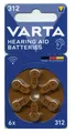 VARTA BATTERIEN 312 Für Hörgeräte Typ 312