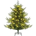Costway Künstlicher Weihnachtsbaum mit Beleuchtung 135 cm