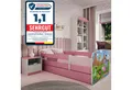 Raumhirsch Furniture Kinderbett 70x140, 80x160, 80x180 cm - Komplettset mit Matratze & Schublade (Bett für Mädchen, Einzelbett für Kinder von 2-12 Jahren, Rausfallschutz und Lattenrost), verschiedene Farben & Designs