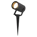 HOFTRONIC - Spikey LED Strahler mit Erdspieß 4 Watt 4000K Netralweiß Schwarz IP64 Wasserdicht Außenlampe für die Beleuchtung von Garten, Terrasse, Pflanzen, Wegen, Teich Außen-Strahler Gartenstrahler
