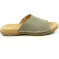 Gabor 03-705 Schuhe Damen Pantoletten Nubuk, Schuhgröße:41, Farbe:Grau - Grau - 41
