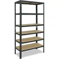 shelfplaza HOME 200x45x50 cm Schwerlastregal in anthrazit mit 6 Böden und 145 kg Traglast pro Boden