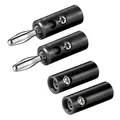 2x Bananenstecker Bananenbuchse Set 4mm Kupplung Banana Lautsprecherkabel