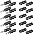 10x Bananenstecker Bananenbuchse Set 4mm Kupplung Banana Lautsprecherkabel