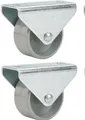 Möbel-Bockrolle 15x14mm Platte 2 Stück