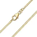 MATERIA by Matthias Wagner Panzerkette Damen Gold 585 Echtgold 42cm 1,6mm weit K94-42