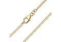 Materia Goldkette Damen Echtgold Panzerkette 1,6mm K94, 585 Gelbgold, Hochglanz