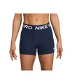 Nike Damen Np Df 365 Mr 3In USM Shorts, Midnight Navy/White, S