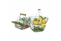 Mirabeau Allzweckkorb Drahtkorb 3er Set Baker grau/braun