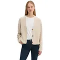 Marc O'Polo Strickjacke in kurzer, gerader Form beige XS (34)