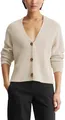 Marc O'Polo Women's Long Sleeve Cardigan Sweater, Weiß, XS