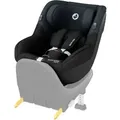 MaxiCosi Pearl S i-Size, Baby Autositz, 3 Monate–4 Jahre, max. 18 kg, 61–105 cm, Kindersitz, 5 Liegepositionen, Easyin Gurthaken, GCELL, Tonal ... - Schwarz