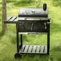 Royal Gourmet Holzkohlegrill Barbecue Grillwagen Holzkohle Outdoor Gartengrill