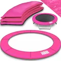 KIDUKU® Trampolin Randabdeckung Pink Ø305 cm Federabdeckung reißfest Randschutz