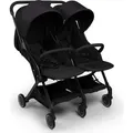 Baninni Zwillings-Kinderwagen Adige Schwarz - Schwarz