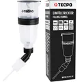 TECPO Trichter passend für AdBlue® /Harnstoff tropffrei mit Absperrventil abgewinkelt für schwer zugänglicher Tankanschlüsse