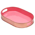 Skandinavisches Design Serviertablett Aarhus Rosa Oval