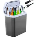 AREBOS 20L Kühlbox | Kühlen & Warmhalten | 12/230V Auto & Steckdose - Grau