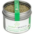 Zauber der Gewürze Mediterranes Kräutersalz Bio – Aromatische Salzmischung mit mediterranen Kräutern, perfekt zum Würzen von Gemüse, Fleisch und Fisch, 90 g
