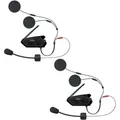Sena Spider RT1 HD Bluetooth Kommunikationssystem Doppelset, schwarz für Männer