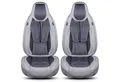 BREMER SITZBEZÜGE Autositzbezug für Citroen C5 Aircross Bj ab 2017 DS7, Set, 2-tlg., Schonbezüge Sitzbezüge Fahrer und Beifahrer, in Grau