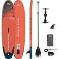 AQUA MARINA MONSTER 12'0" iSUP Board Set aufblasbar Stand Up Paddle Surfboard 366cm - Rot