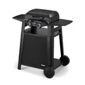 Enders® eURBAN 2 + Trolley, emaillierter Gussrost, abnehmbare Seitenablage, Enders® Elektrogrill, Balkongrill, 2 in 1 Tischgrill & Standgrill, Rollwagen, #971872
