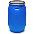 Garronda Regentonne 120 Plastikfass Lebensmittelfass Sauerkrautfass Hobbock Garten GD-0078, 120 l blau 120 l