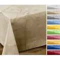 Beautex Tischdecke Wachstuchtischdecke abwischbar, Gartentischdecke Marmorstein (1-tlg) beige Rund | 120 cm x 120 cm