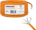PremiumX 5m CAT 7 Netzwerkkabel Simplex LAN Kabel Ethernet Datenkabel