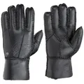 PEARLWOOD Lederhandschuhe BELL (1 Paar) warm gefüttert, höherer Schaft schwarz 9