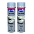 2x Presto 500ml GRAU Grundierung Haftgrund Acryllack Füller-Lackspray 428917