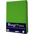 Buymax Spannbettlaken Jersey, 90 x 200 cm, Baumwolle, für Matratzen bis 25 cm Höhe, apfelgrün