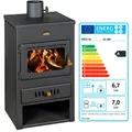 EEK A - Wasserführender Kaminofen Prity K1 W8 - 6.1 + 8 Kw - EcoDesign 2022