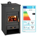 EEK A - Wasserführender Kaminofen Prity K2 CP W13- 5.1 + 9.9 Kw - EcoDesign 2022