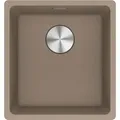 Franke Einbaubecken Maris MRG 210-37 Fragranit flächenbündig einbaubar, Cashmere, Handbetätigung - Beige