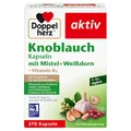 Doppelherz Knoblauch Kapseln – mit Mistel + Weißdorn + Vitamin B1 – 270 Kapseln