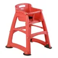Kinderstuhl Rubbermaid Babystuhl Sturdy Chair Rot Hochstuhl mit Sicherheitsgurt 01912387