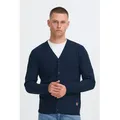 Blend Strickjacke BHFinex Komfortabler Cardigan mit Knöpfen. blau L (52/54)