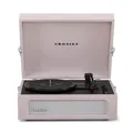 Crosley Voyager Plattenspieler mit 2 Lautsprecher, Bluetooth In & Out und AUX - 3 Speed Retro Schallplattenspieler - Für 7", 10" und 12" Vinyl - Tragbar mit Integriertem Koffer - Amethyst